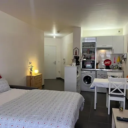 Spacious Studio 5 Min To Seine & M14 Rerc شقة